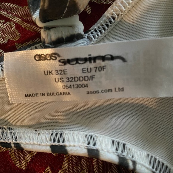 ASOS Swim Asos Swim Cross Over One Piece Swimsuit Poshmark